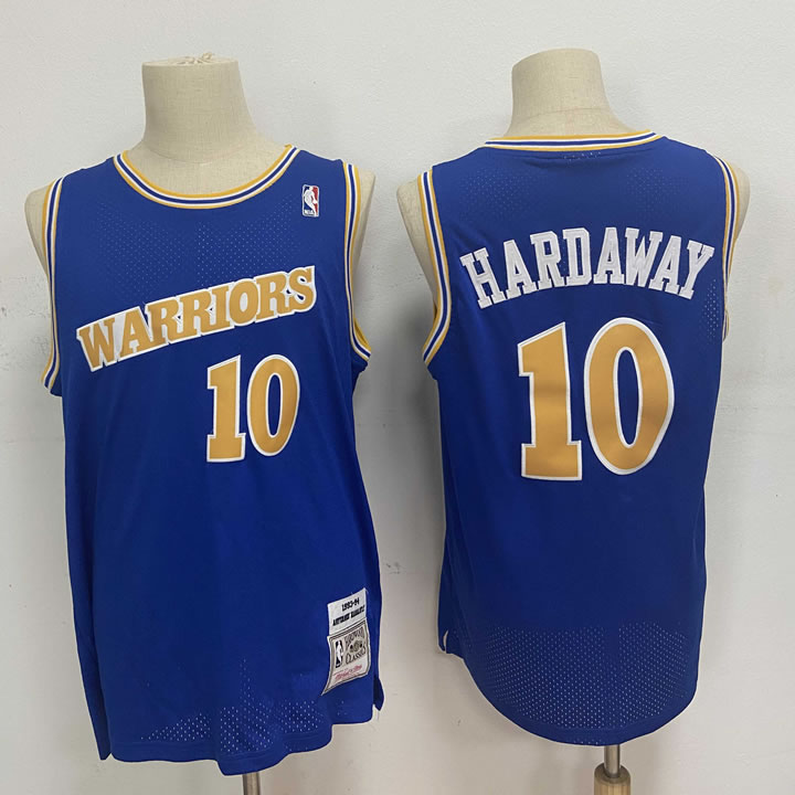 Warriors 10 Tim Hardaway Blue 1993-94 Hardwood Classics Jersey,We sell and wholesale Warriors 10 Tim Hardaway Blue 1993-94 Hardwood Classics Jersey on line form chian!